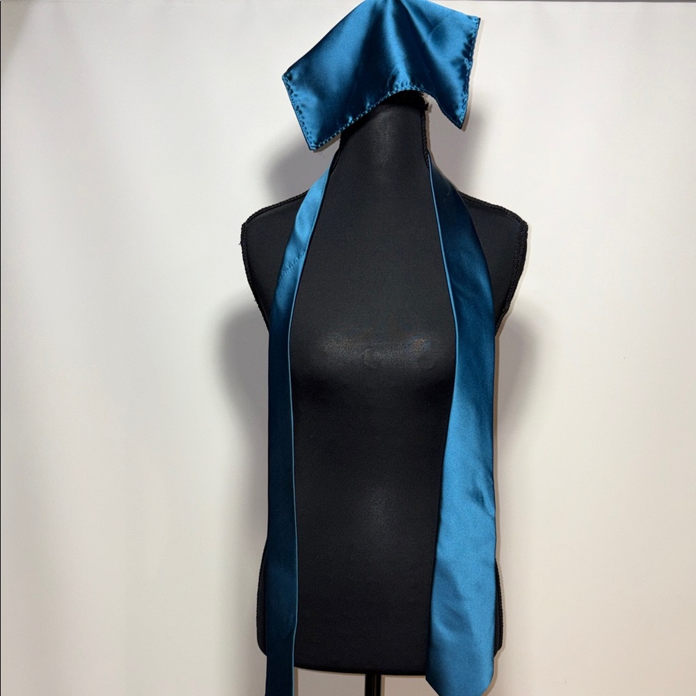 Classic Blue Satin Tie